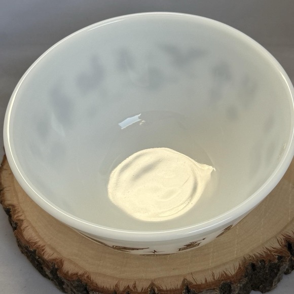 Pyrex Early American Nesting Mixing Bowls Set Of 2 No 401 & 402  1.5PT & 1.5QT - Picture 3 of 6